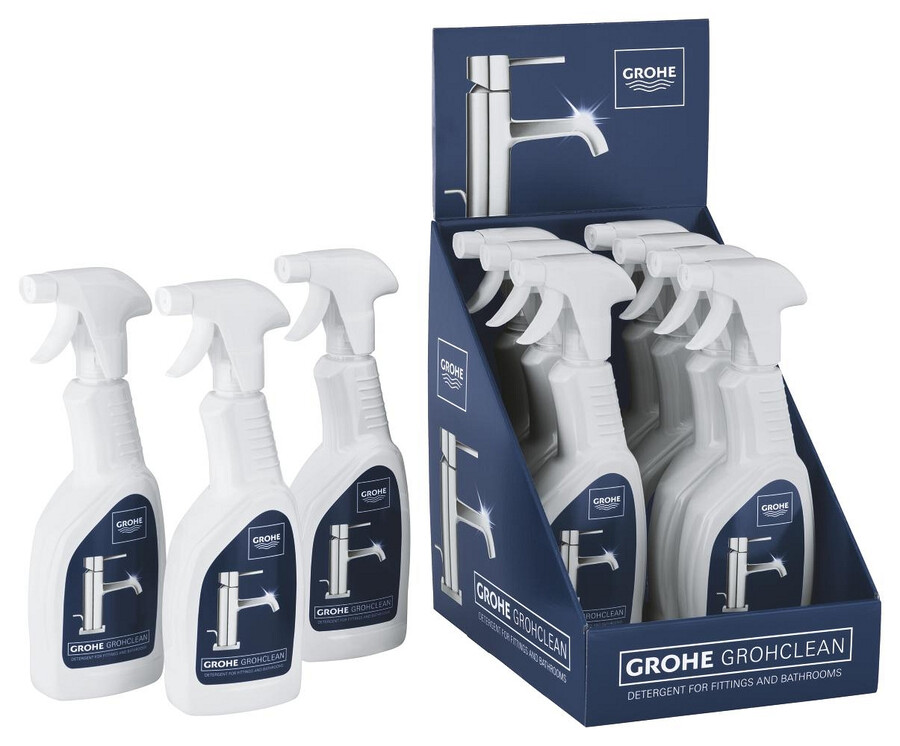 detergente grohclean para grifería y baños