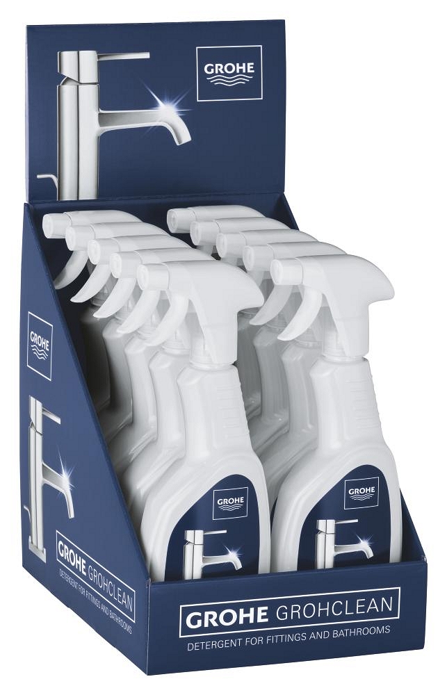 detergente grohclean para grifería y baños