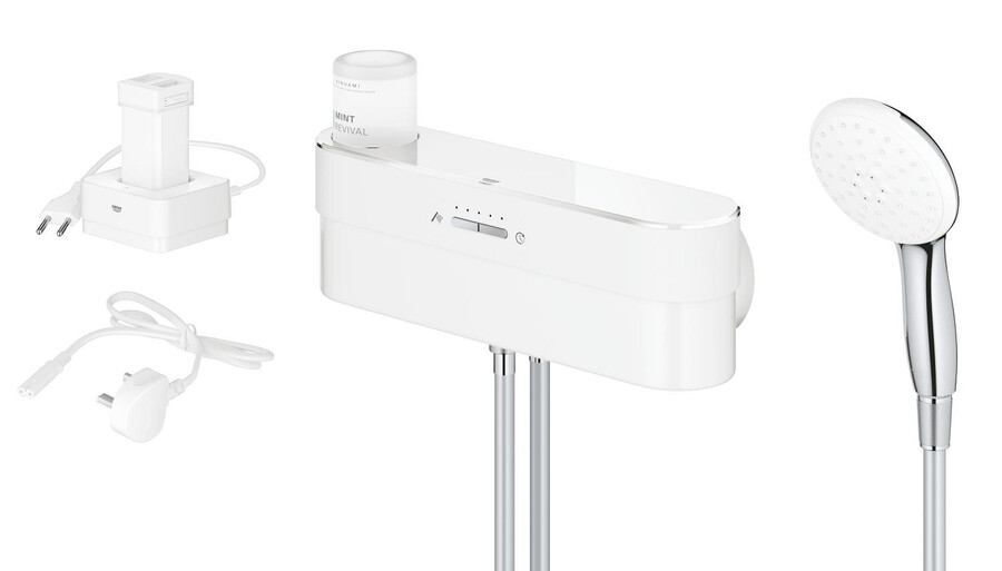 kit de inicio de ducha con dispositivo purefoam