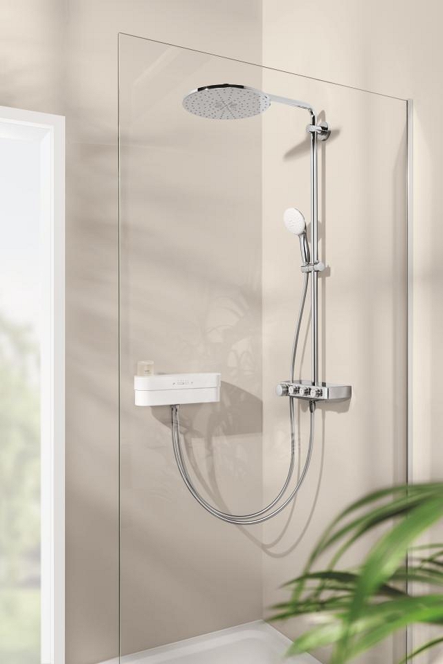 sistema de ducha con termostato