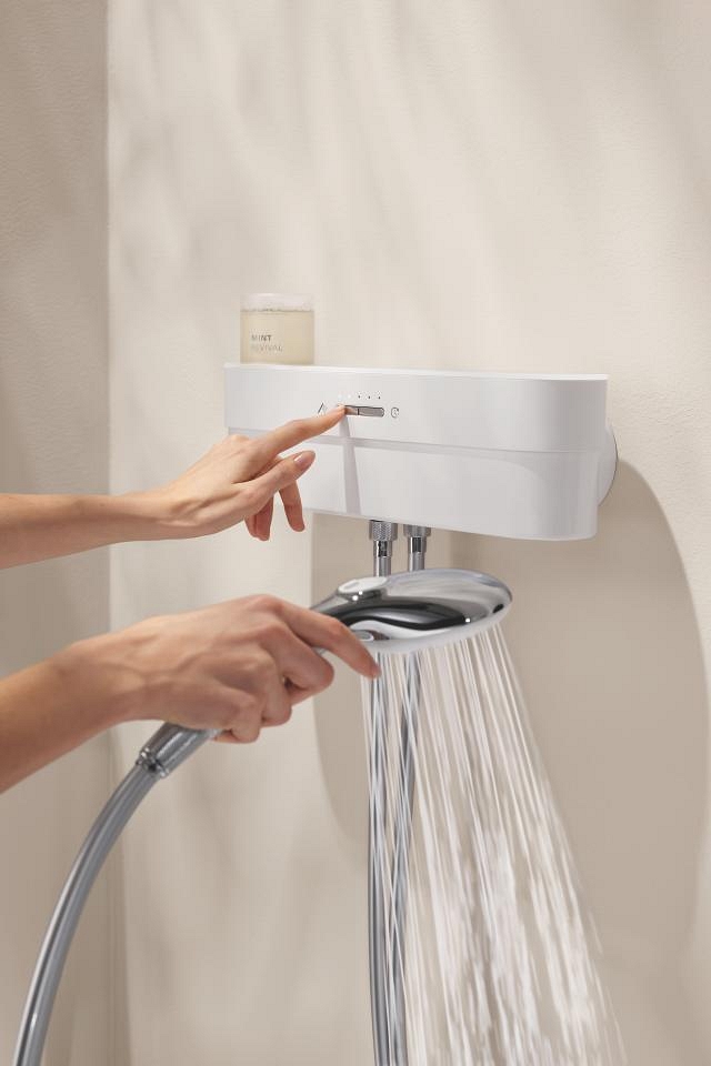 sistema de ducha con termostato