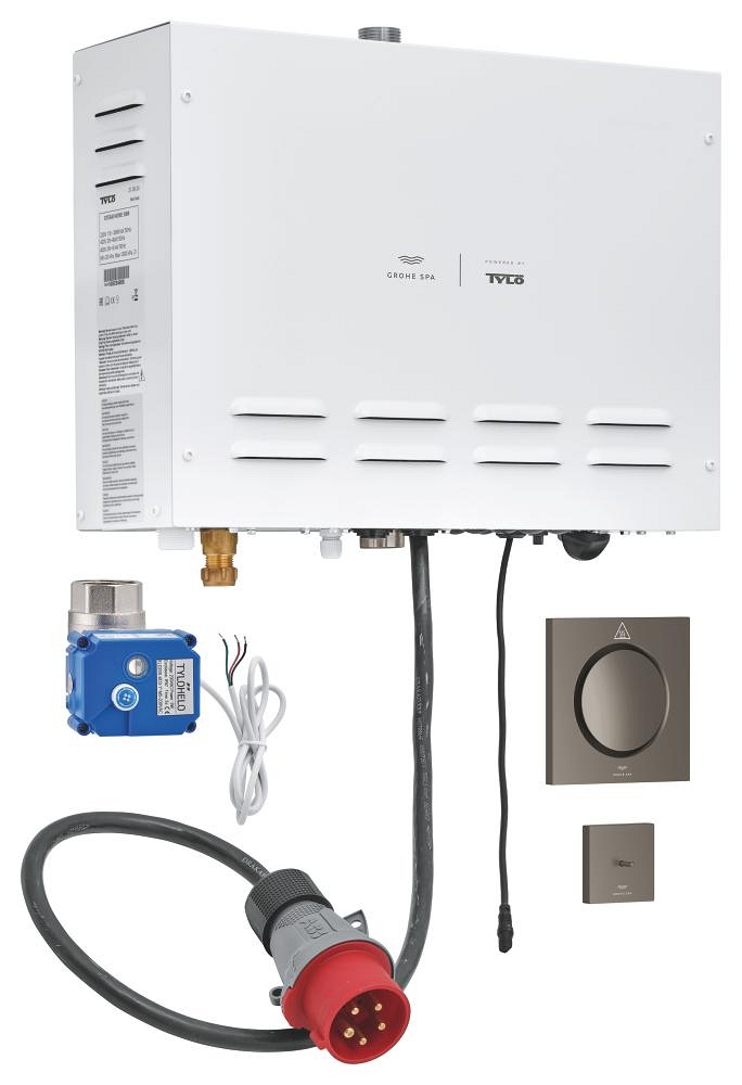 generador de vapor de 99 kw con salida de vapor y sensor de temperatura