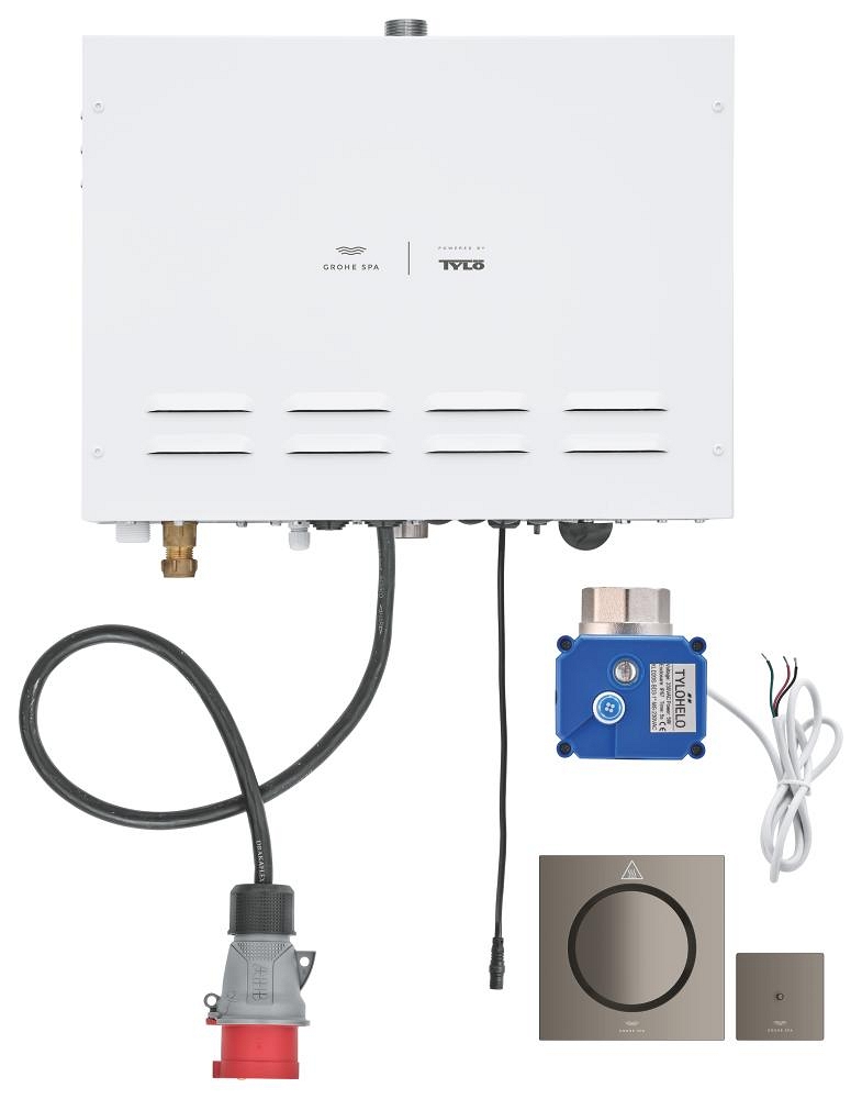 generador de vapor de 99 kw con salida de vapor y sensor de temperatura