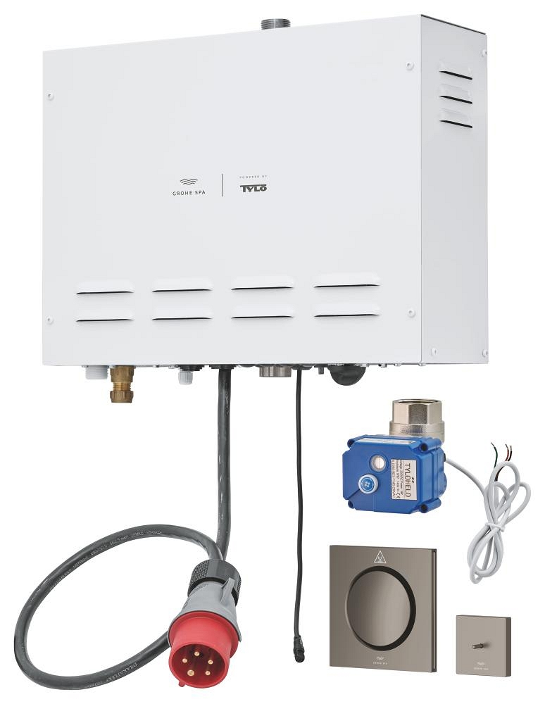 generador de vapor de 99 kw con salida de vapor y sensor de temperatura