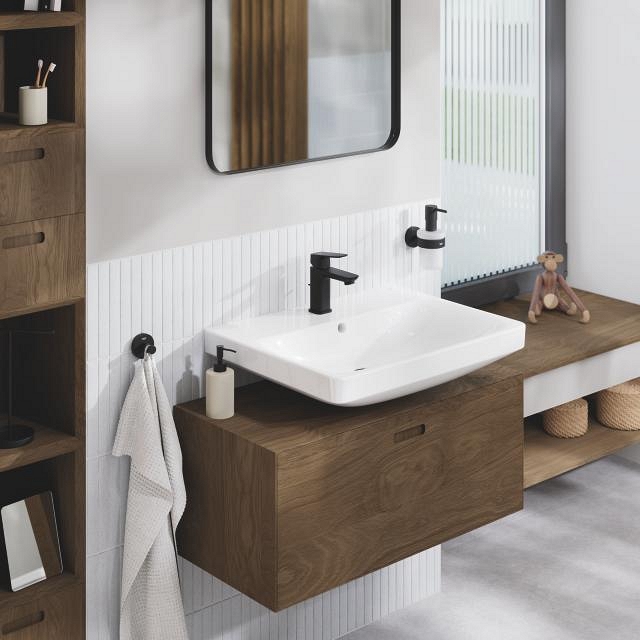 lavabo 60 mm - 1 orificio perforado - con rebosadero