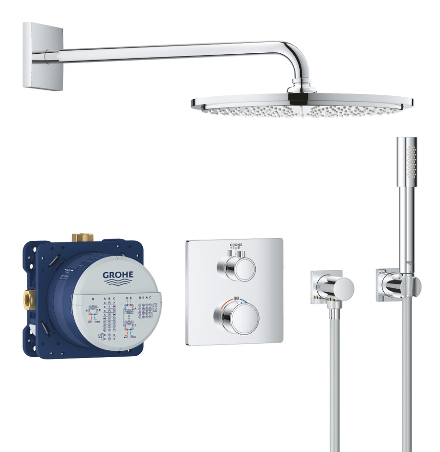 conjunto de ducha perfecto con rainshower cosmopolitan 310