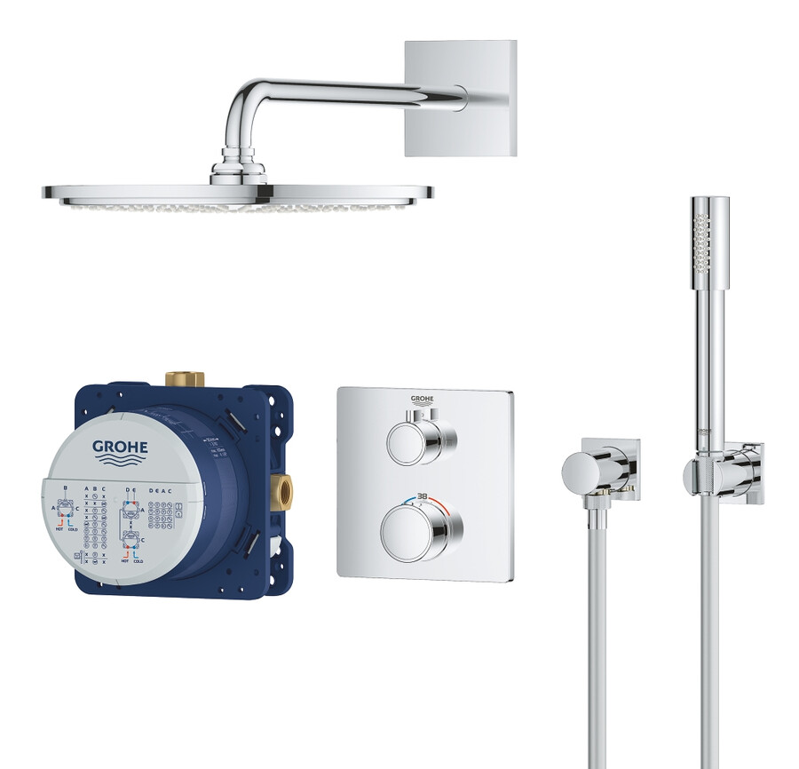 conjunto de ducha perfecto con rainshower cosmopolitan 310
