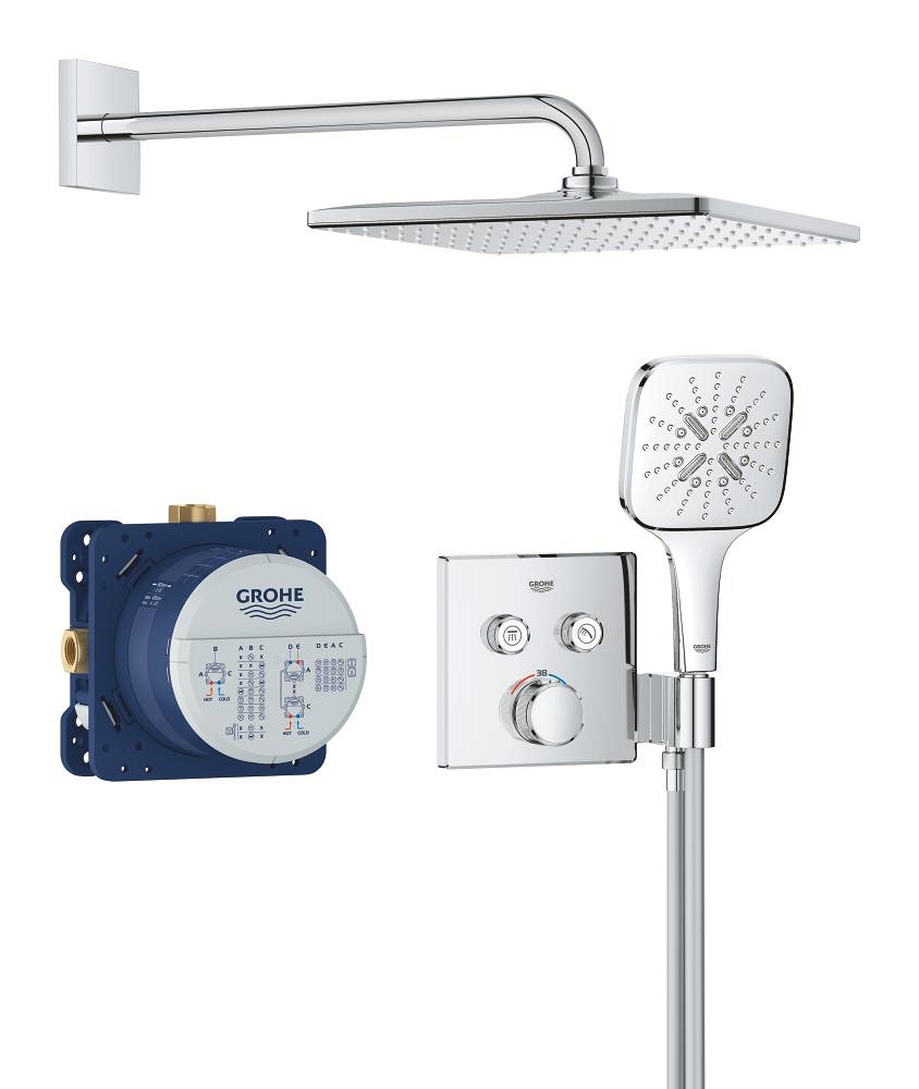 sistema de ducha empotrable con rainshower mono 310 cube