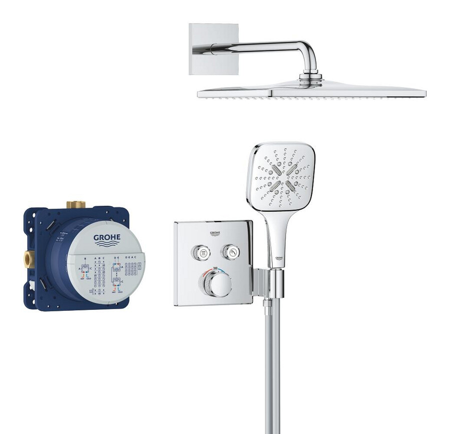 sistema de ducha empotrable con rainshower mono 310 cube