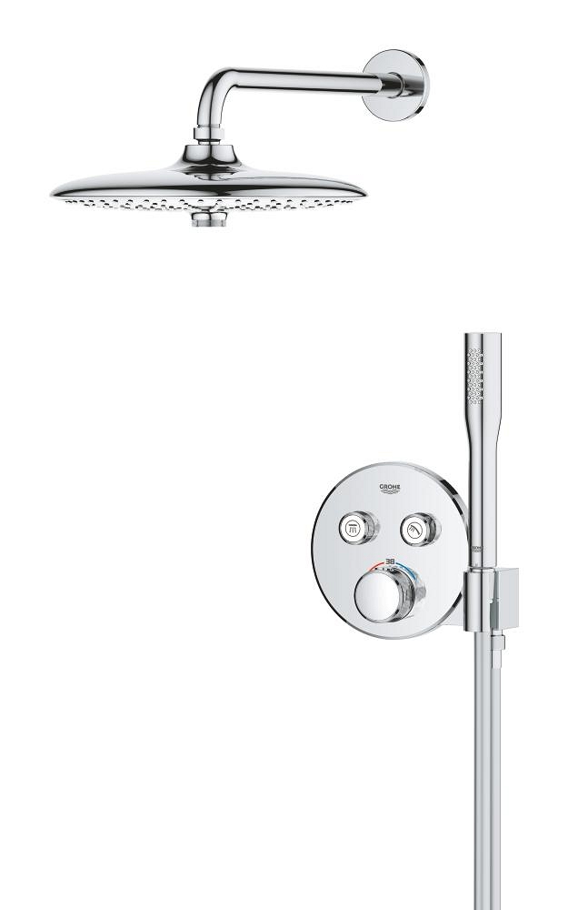 sistema de ducha empotrable con euphoria 260