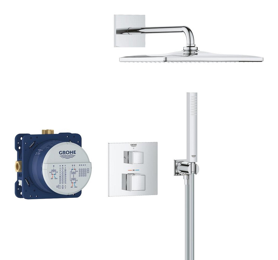 sistema de ducha empotrable con rainshower mono 310 cube