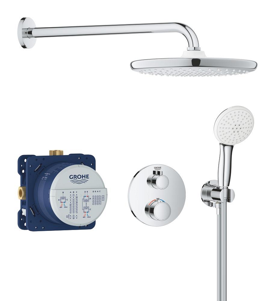sistema de ducha empotrada con tempesta 250