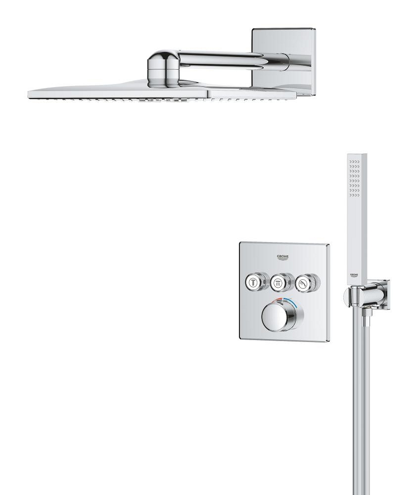 sistema de ducha empotrable con rainshower smartactive 310 cube