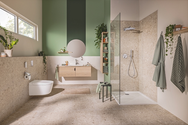 sistema de ducha empotrado con vitalio smartactive 310