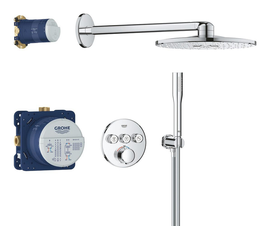 sistema de ducha empotrado con vitalio smartactive 310