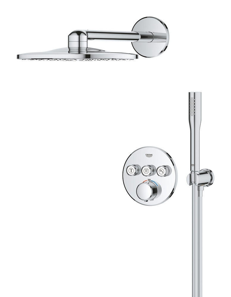 sistema de ducha empotrado con vitalio smartactive 310