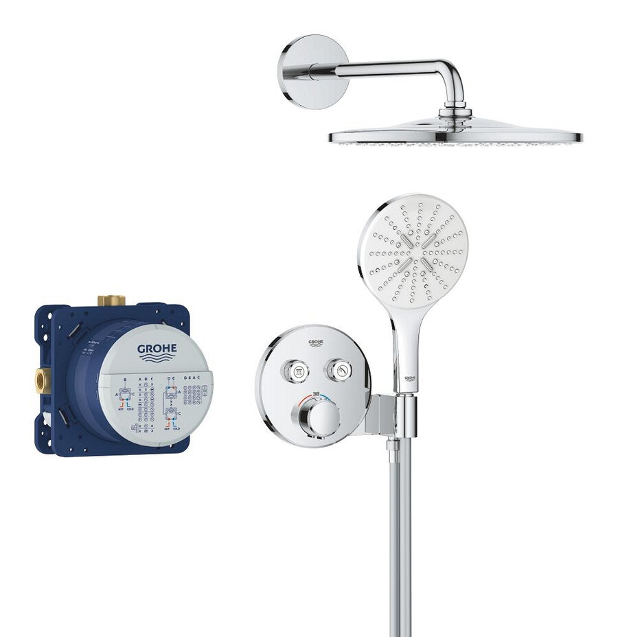 sistema de ducha empotrable con vitalio rain mono 310