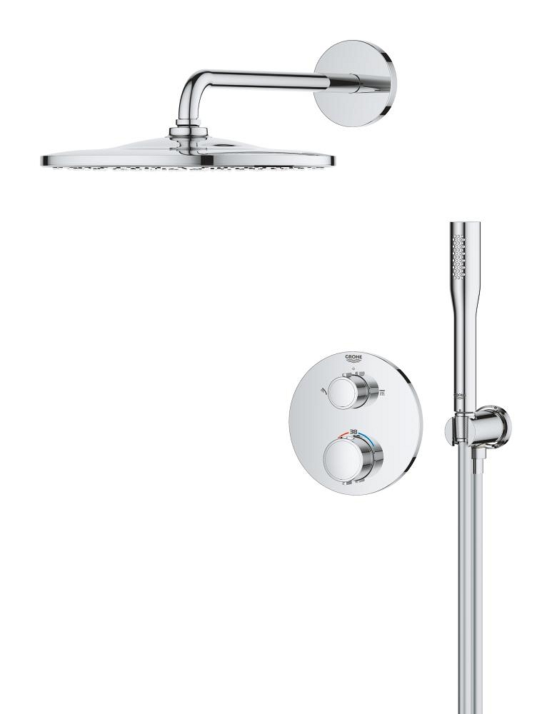 sistema de ducha empotrable con vitalio rain mono 310