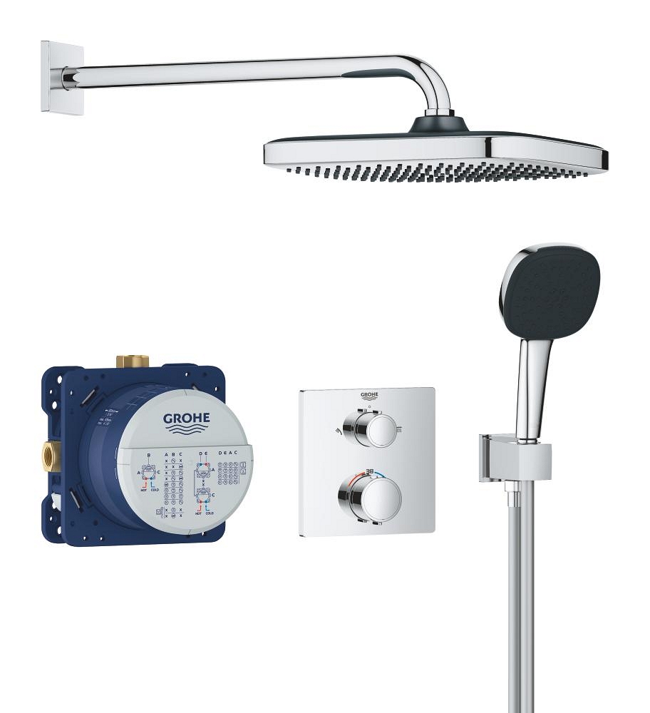 sistema de ducha empotrado con vitalio comfort 250