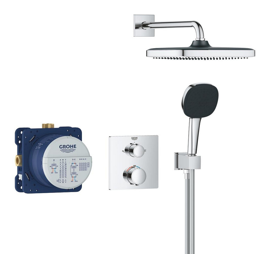 sistema de ducha empotrado con vitalio comfort 250