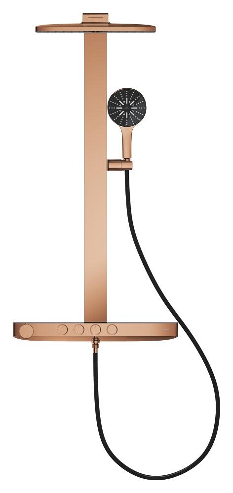 sistema de ducha con termostato para montaje en pared