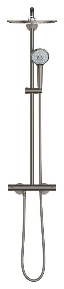 sistema de ducha con termostato - ducha de techo 310 mm - chorro rain