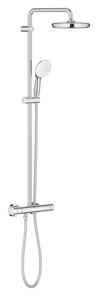 sistema de ducha con termostato para montaje en pared