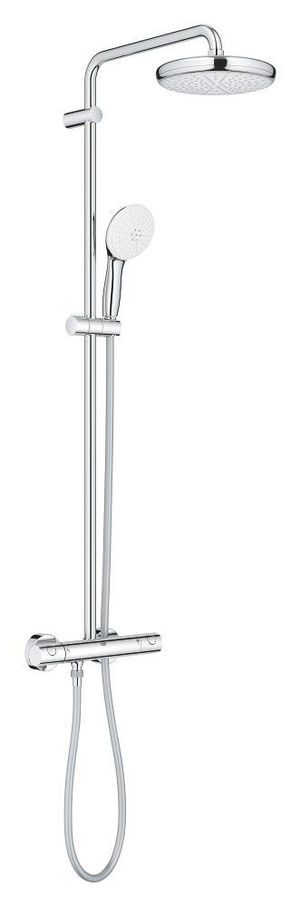 sistema de ducha con termostato para montaje en pared