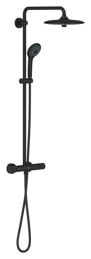 sistema de ducha con mezclador termostático para montaje en pared