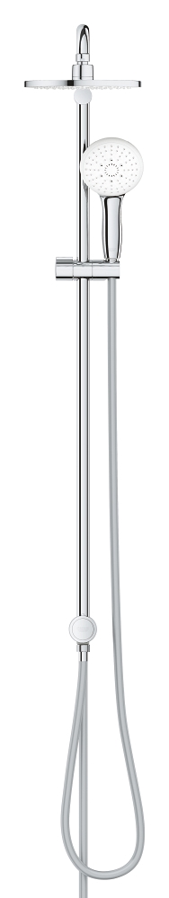 sistema de ducha flexible con desviador para montaje en pared