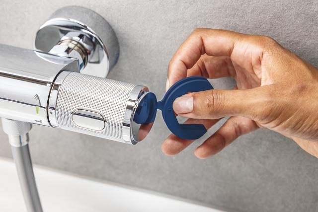 sistema de ducha con termostato
