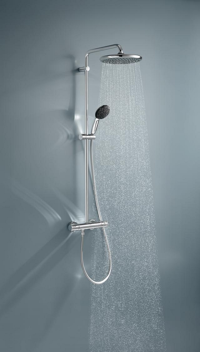 sistema de ducha con termostato