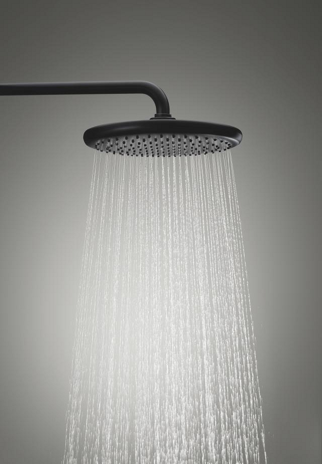 sistema de ducha con desviador - distancia entre desviador y soporte superior 620 mm