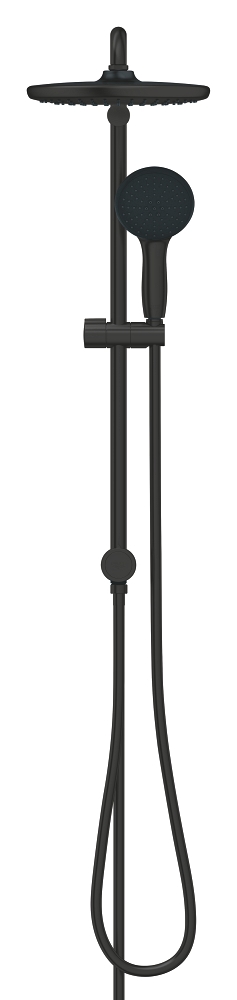 sistema de ducha con desviador - distancia entre desviador y soporte superior 620 mm