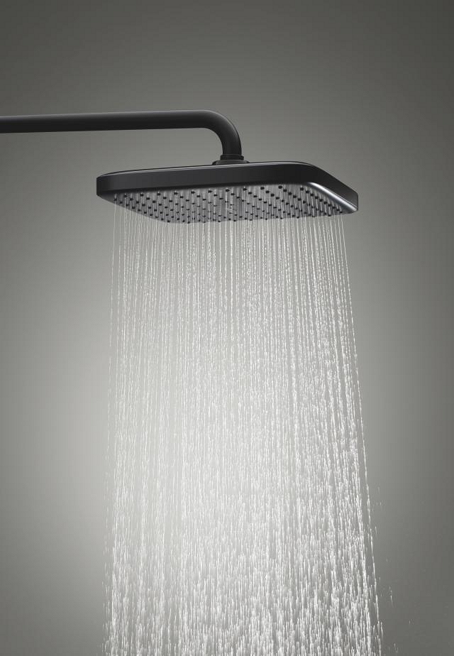 sistema de ducha con desviador - distancia entre desviador y soporte superior 620 mm
