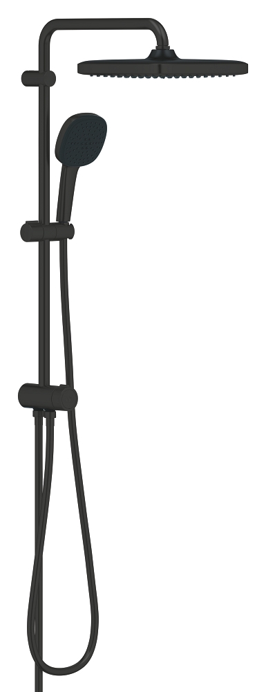 sistema de ducha con desviador - distancia entre desviador y soporte superior 620 mm