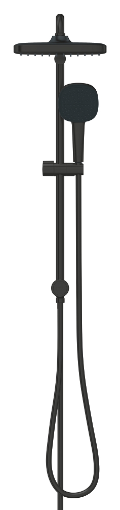 sistema de ducha con desviador - distancia entre desviador y soporte superior 620 mm
