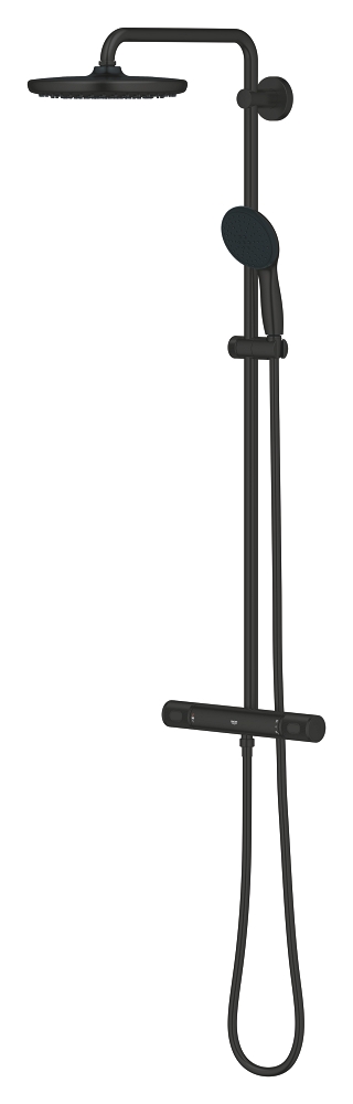 sistema de ducha con termostato para montaje en pared
