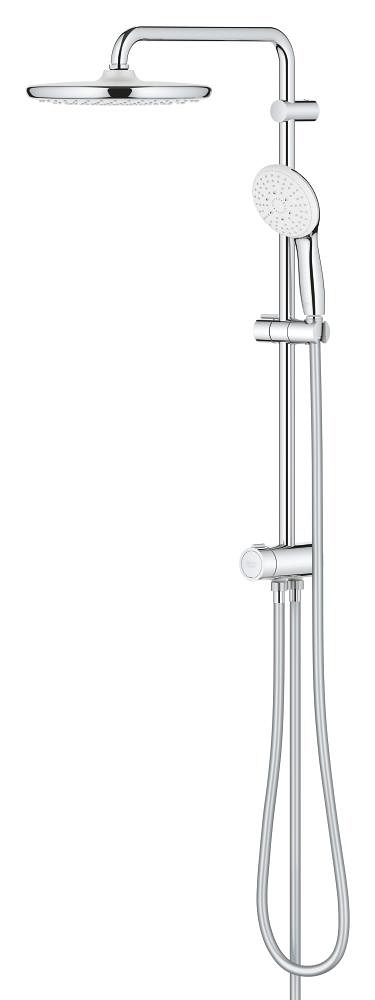 sistema de ducha flexible con desviador para montaje en pared