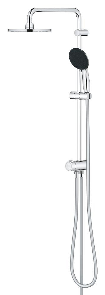 sistema de ducha flexible con desviador para montaje en pared