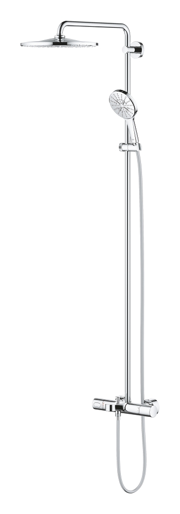 sistema de ducha con termostato de baño para montaje en pared
