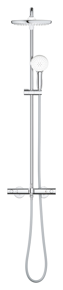 sistema de ducha con termostato de baño para montaje en pared